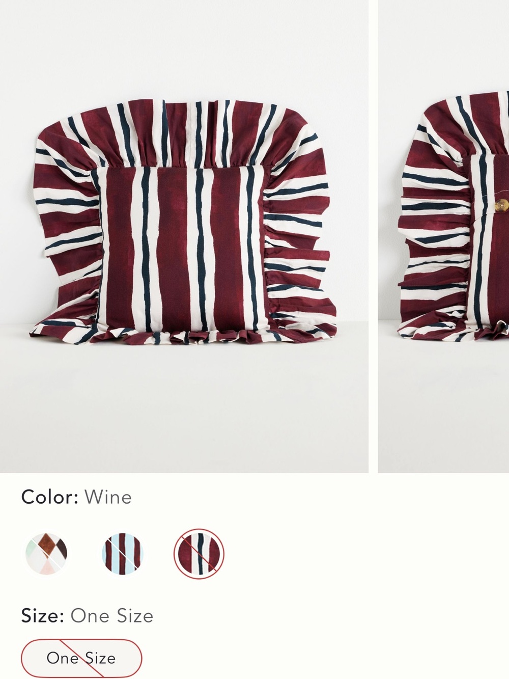ISO!!!!!! Anthropologie pillow - wine color